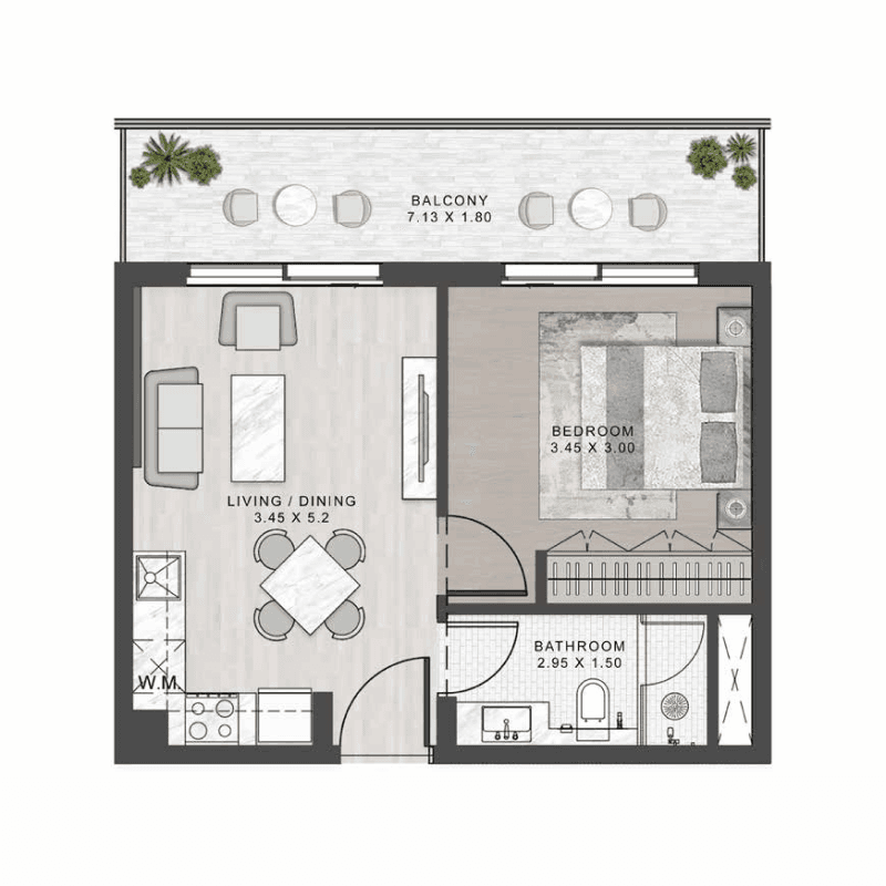 Apartment floor plan