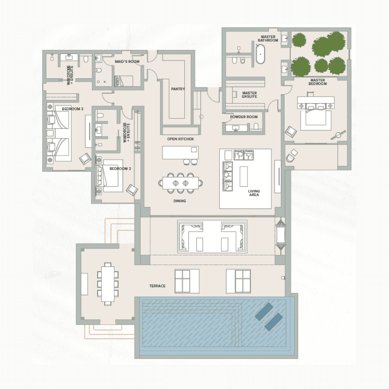 Apartment floor plan
