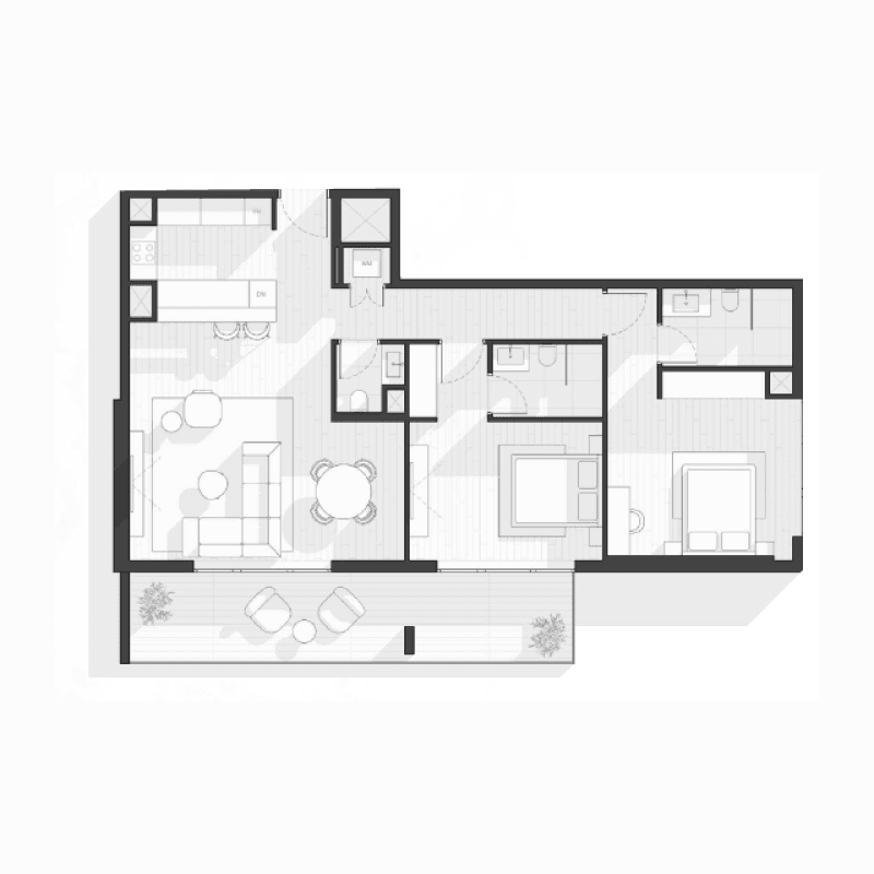 Apartment floor plan