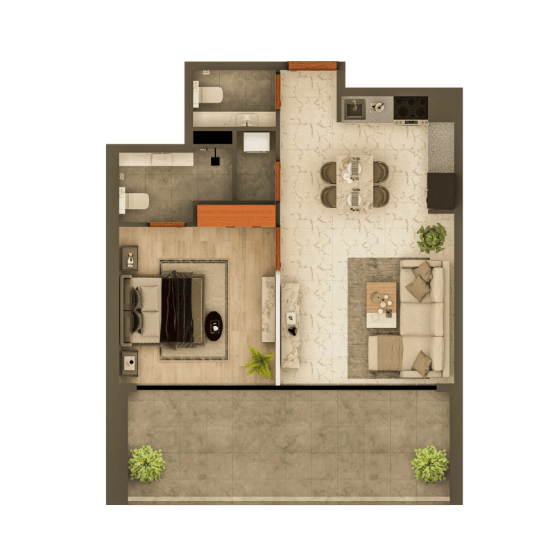 Apartment floor plan