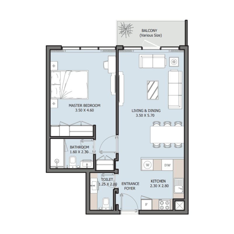 Apartment floor plan