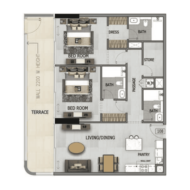 Apartment floor plan