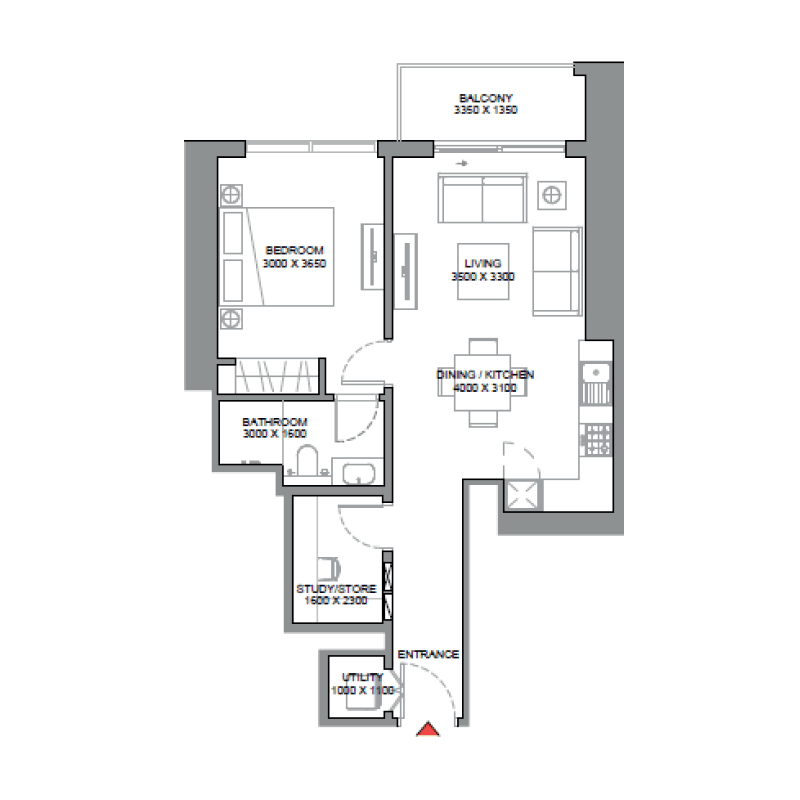 Apartment floor plan