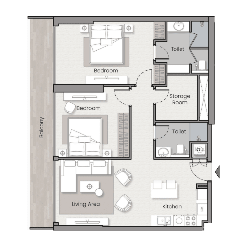 Apartment floor plan