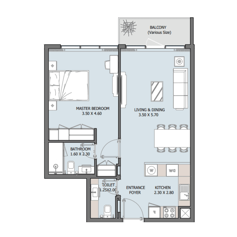 Apartment floor plan