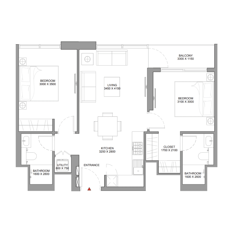 Apartment floor plan