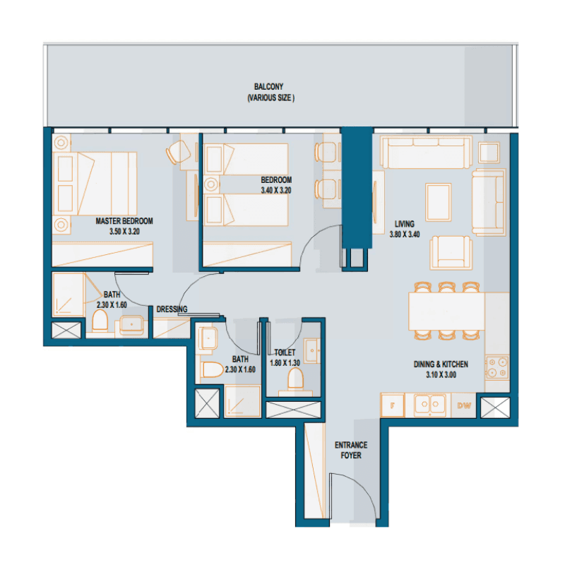 Apartment floor plan
