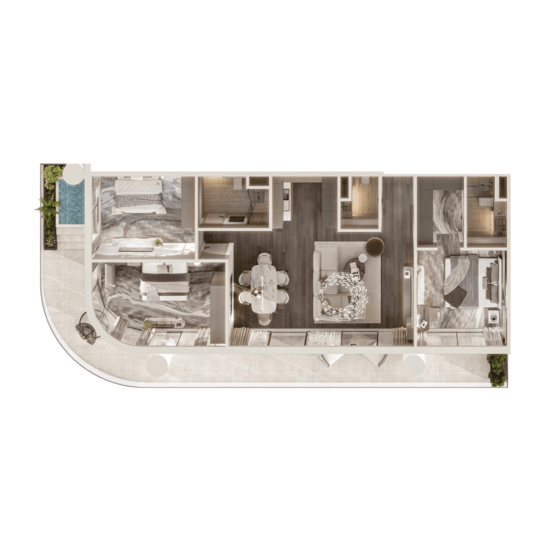 Apartment floor plan