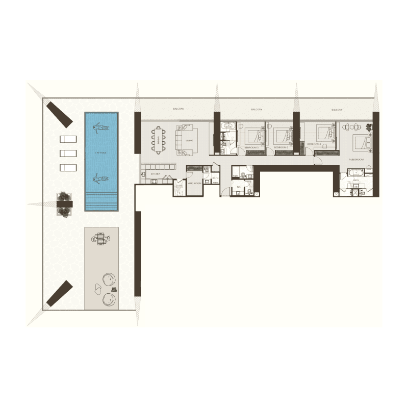 Apartment floor plan