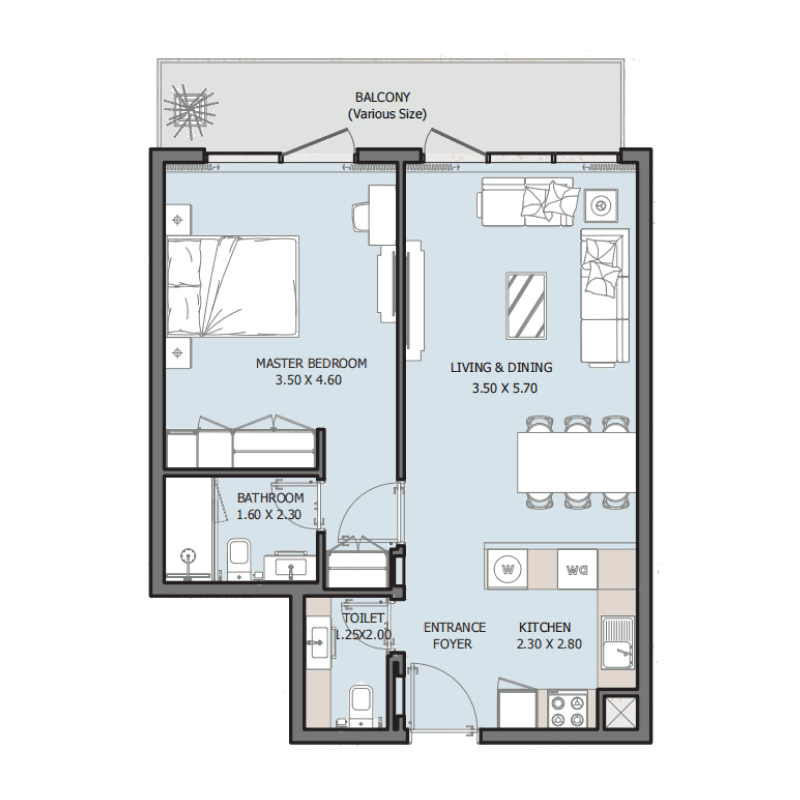 Apartment floor plan