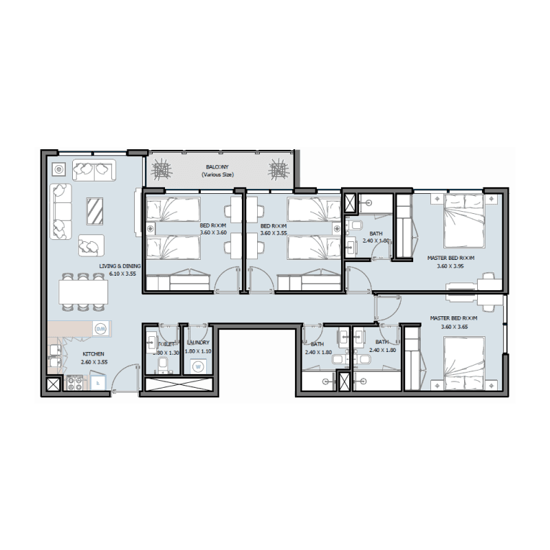 Apartment floor plan