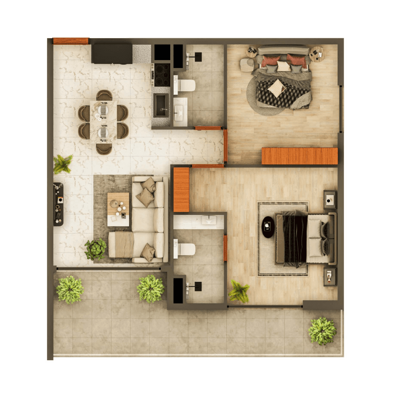 Apartment floor plan