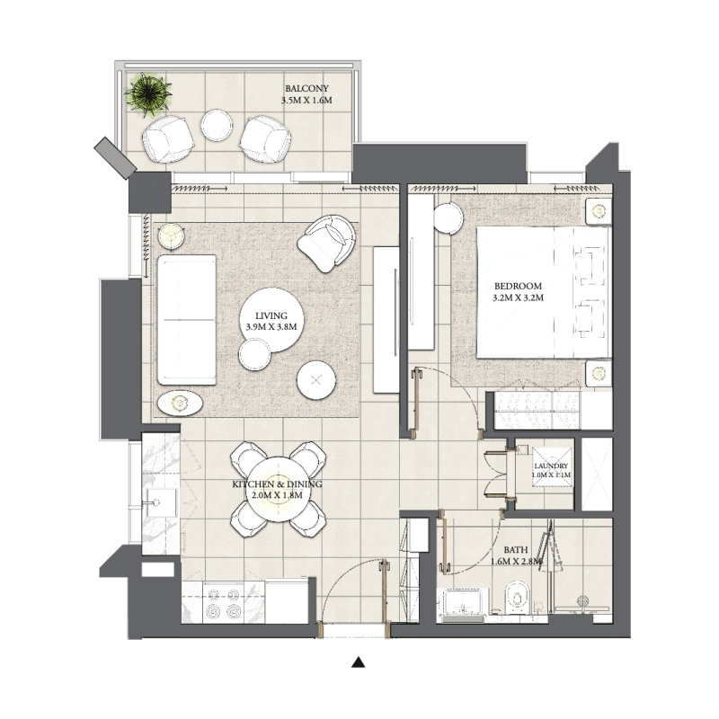 Apartment floor plan