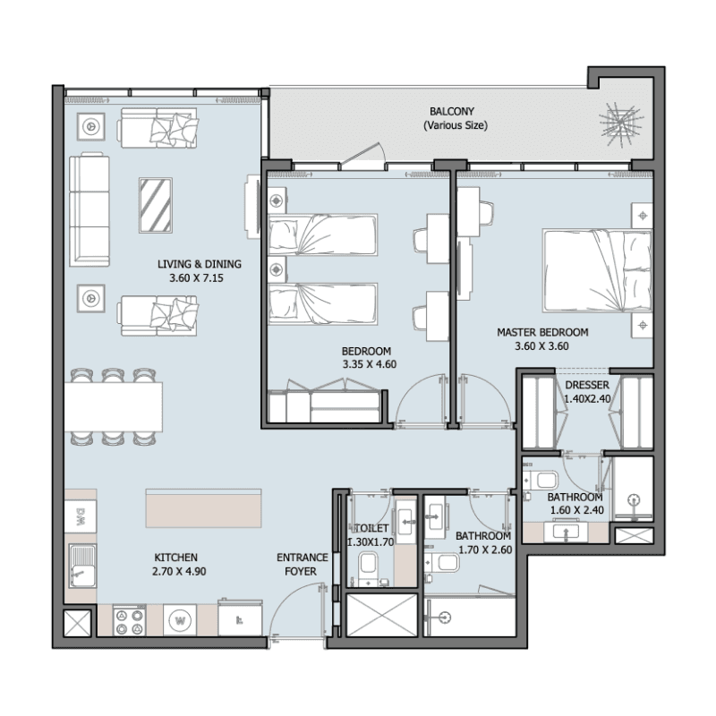 Apartment floor plan