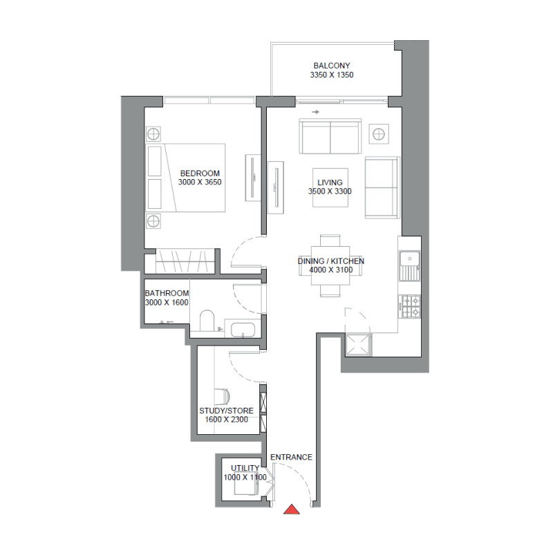 Apartment floor plan