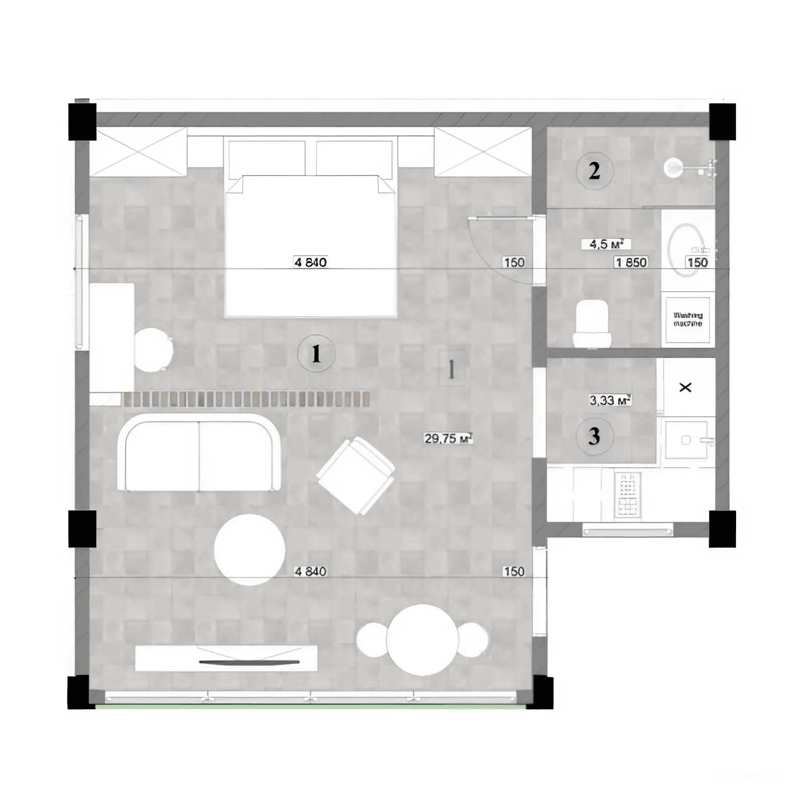 Apartment floor plan