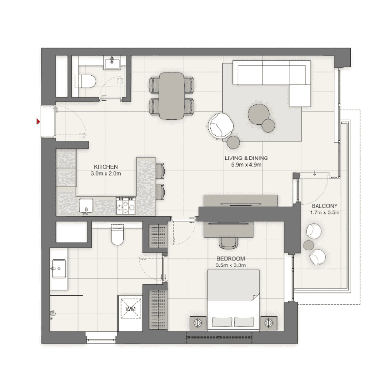 Apartment floor plan