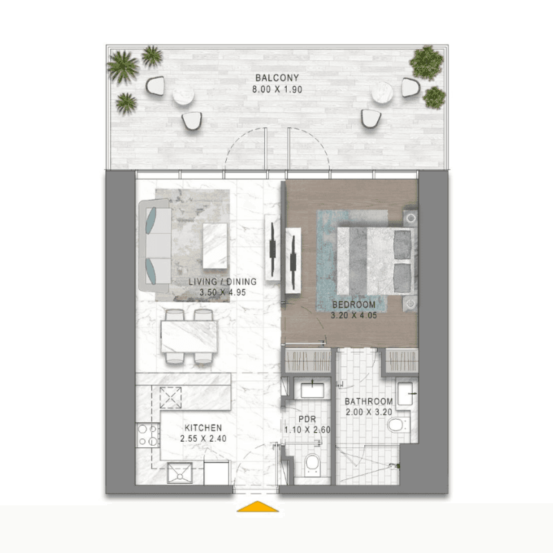 Apartment floor plan