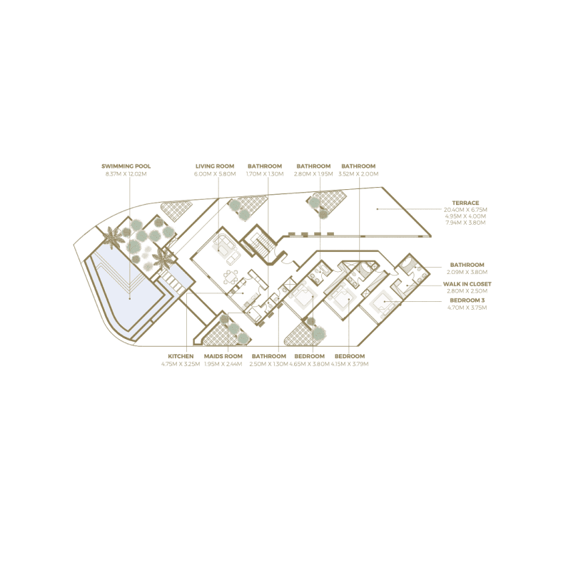 Apartment floor plan