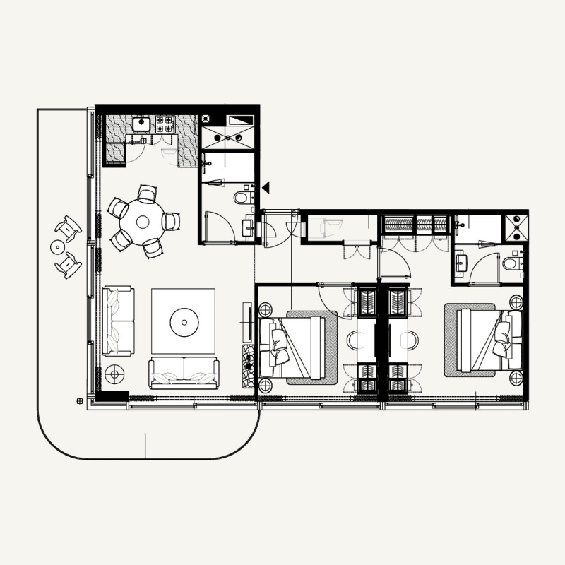 Apartment floor plan