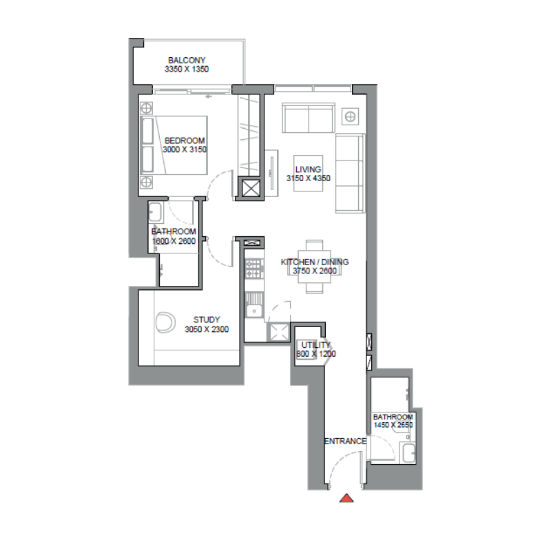 Apartment floor plan