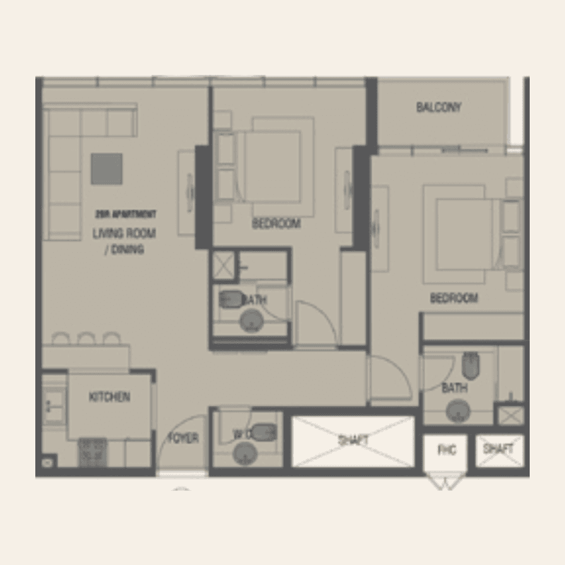 Apartment floor plan