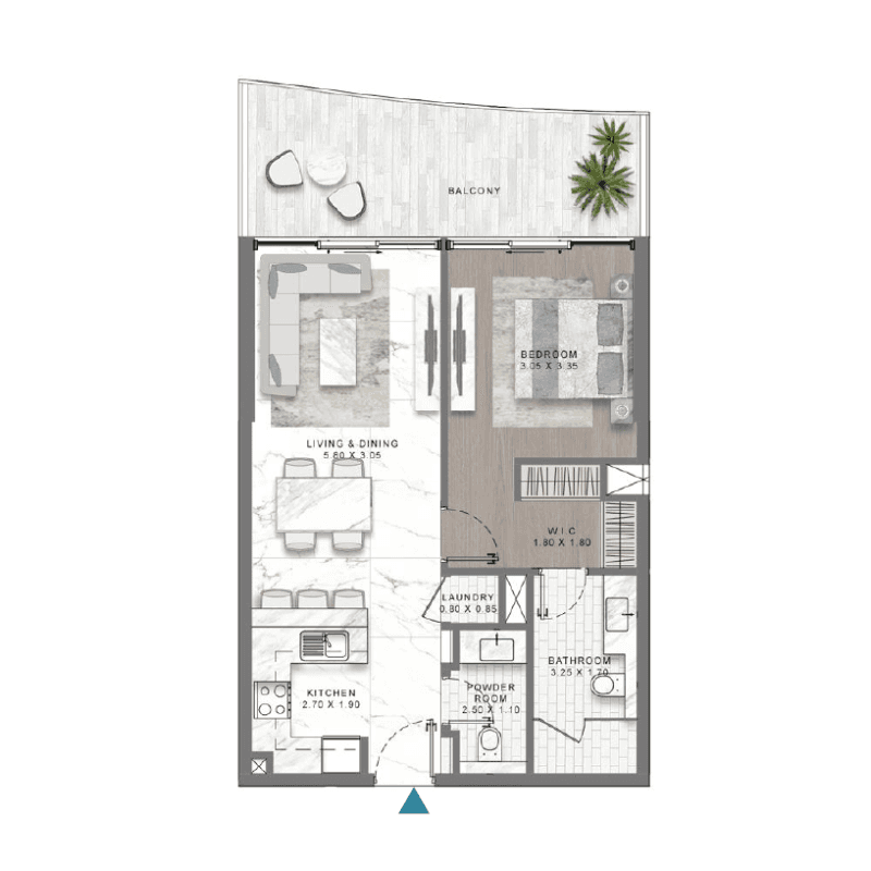 Apartment floor plan