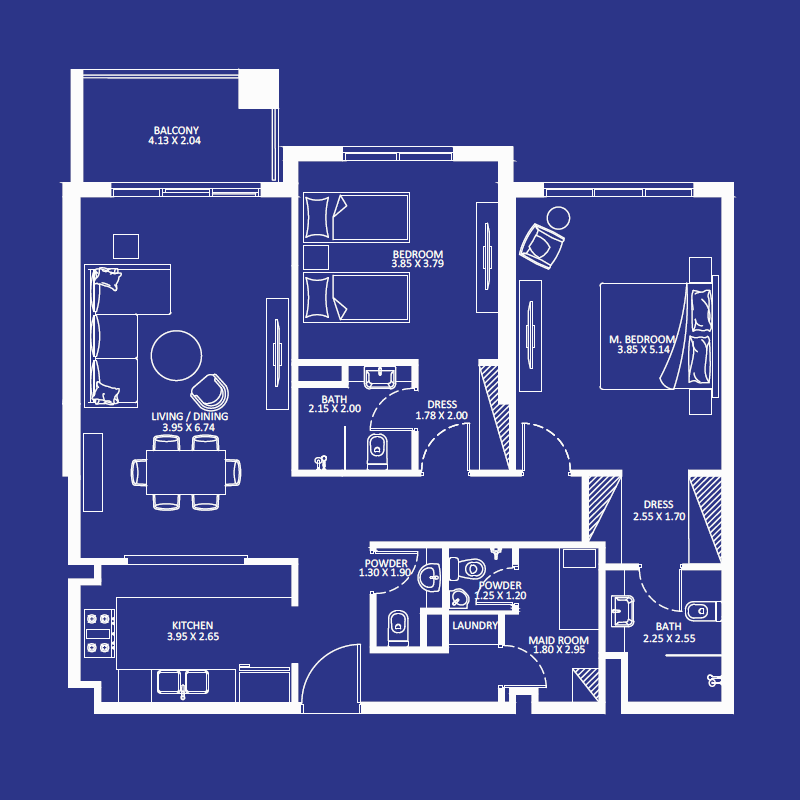 Apartment floor plan