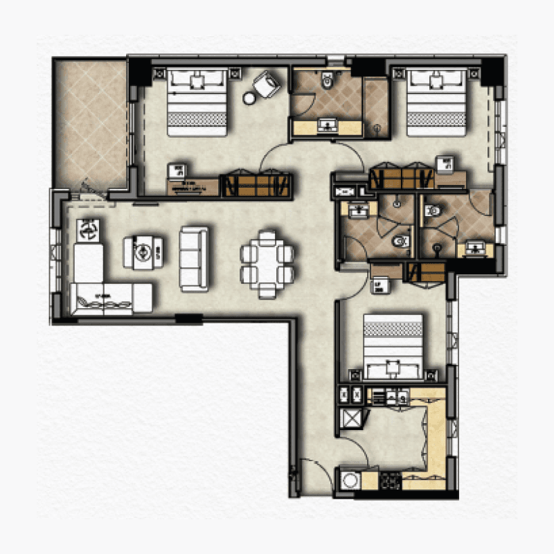Apartment floor plan