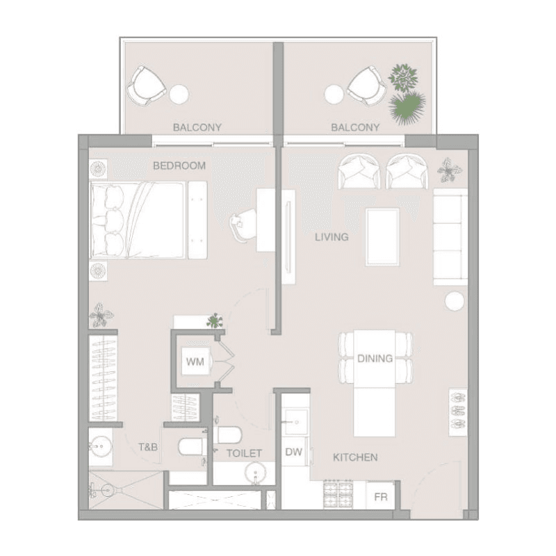 Apartment floor plan