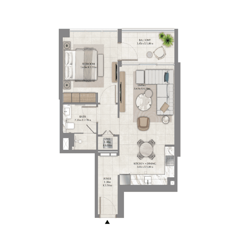 Apartment floor plan