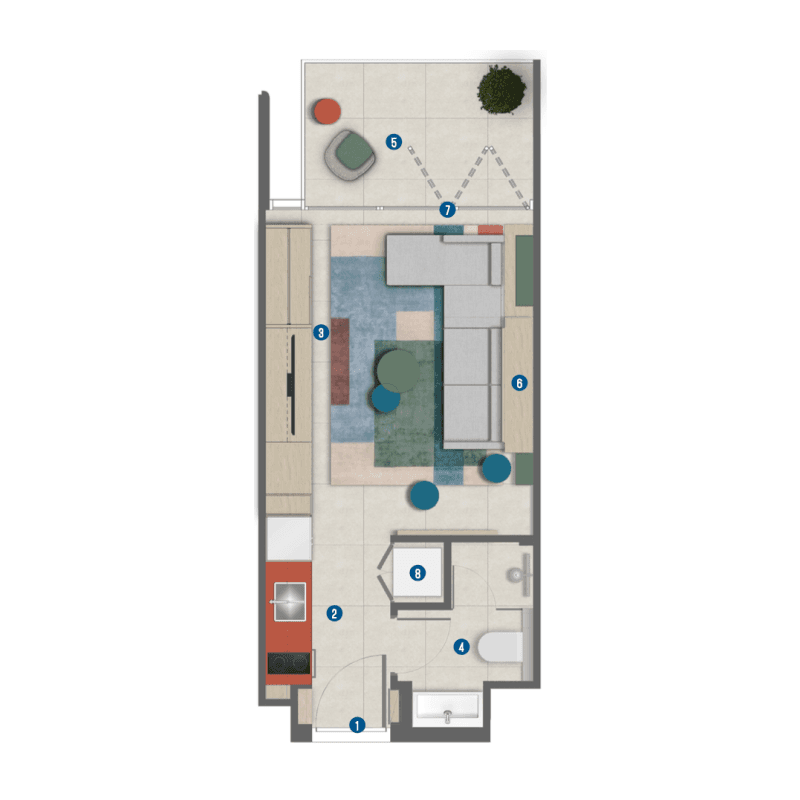 Apartment floor plan