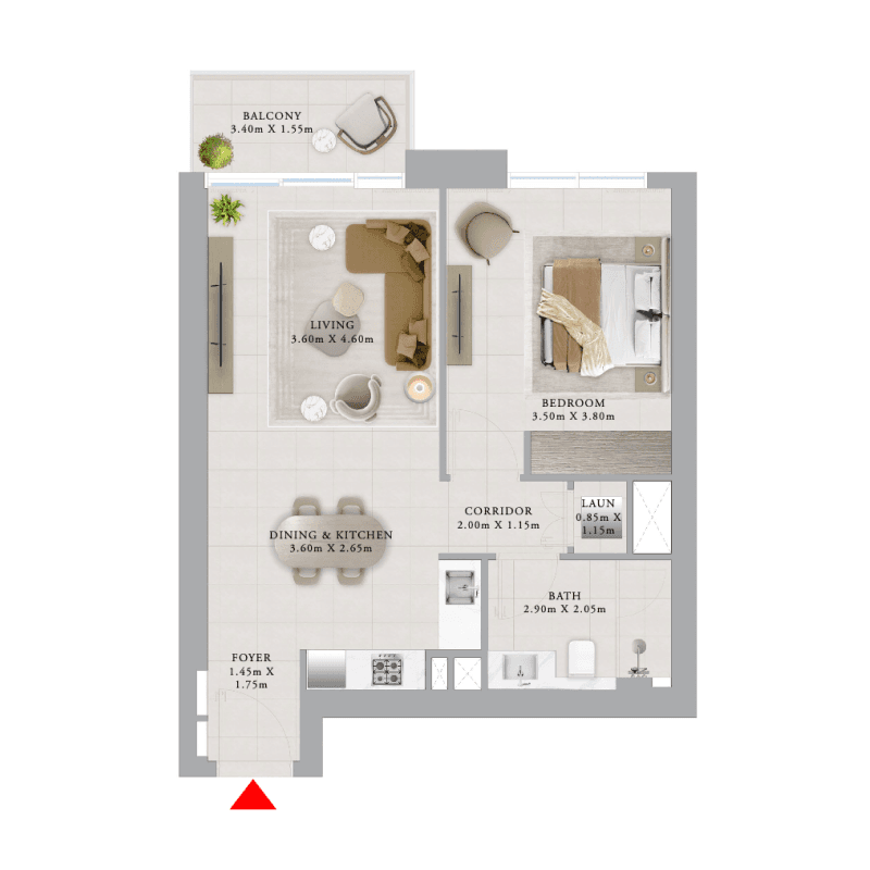 Apartment floor plan