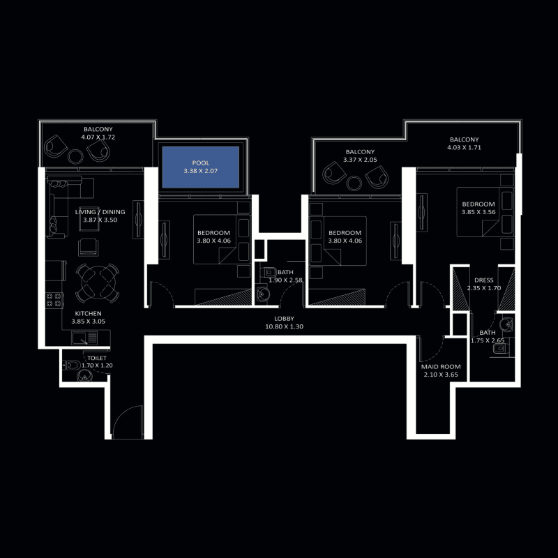 Apartment floor plan