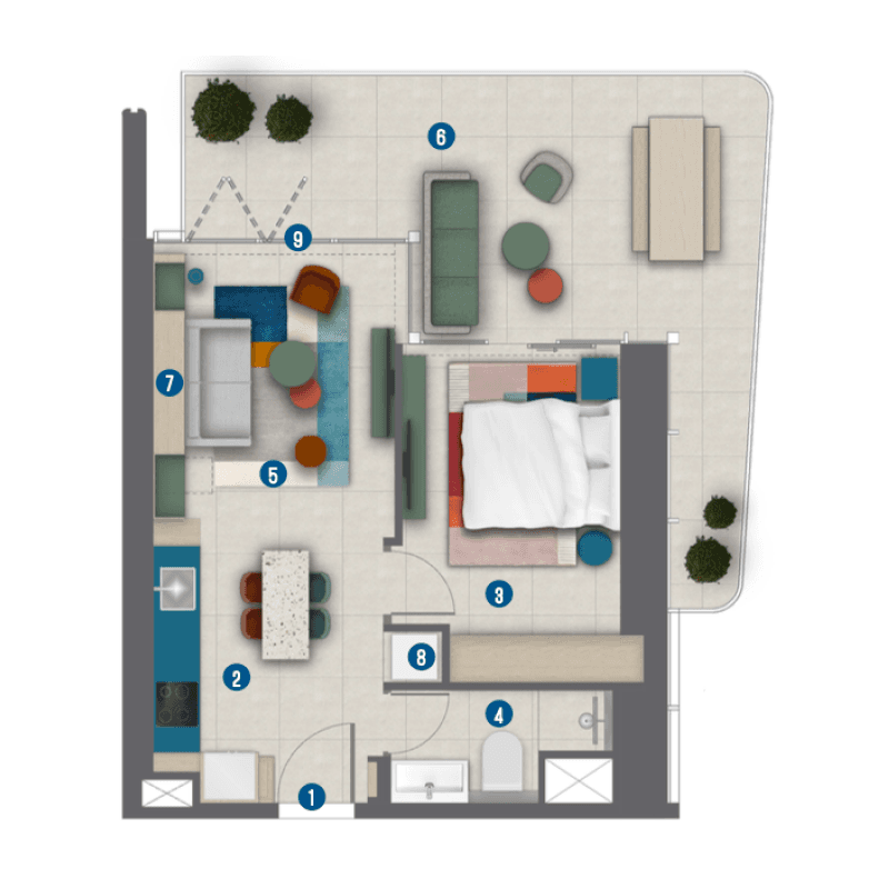 Apartment floor plan