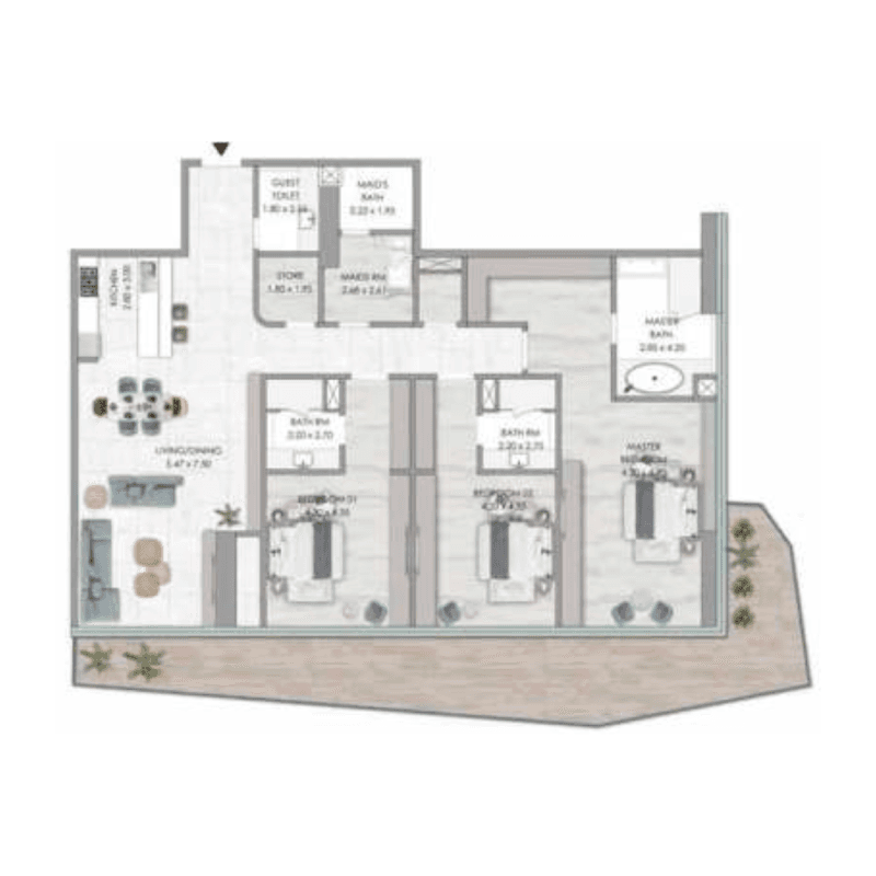 Apartment floor plan