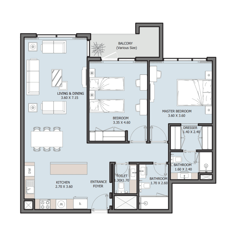 Apartment floor plan