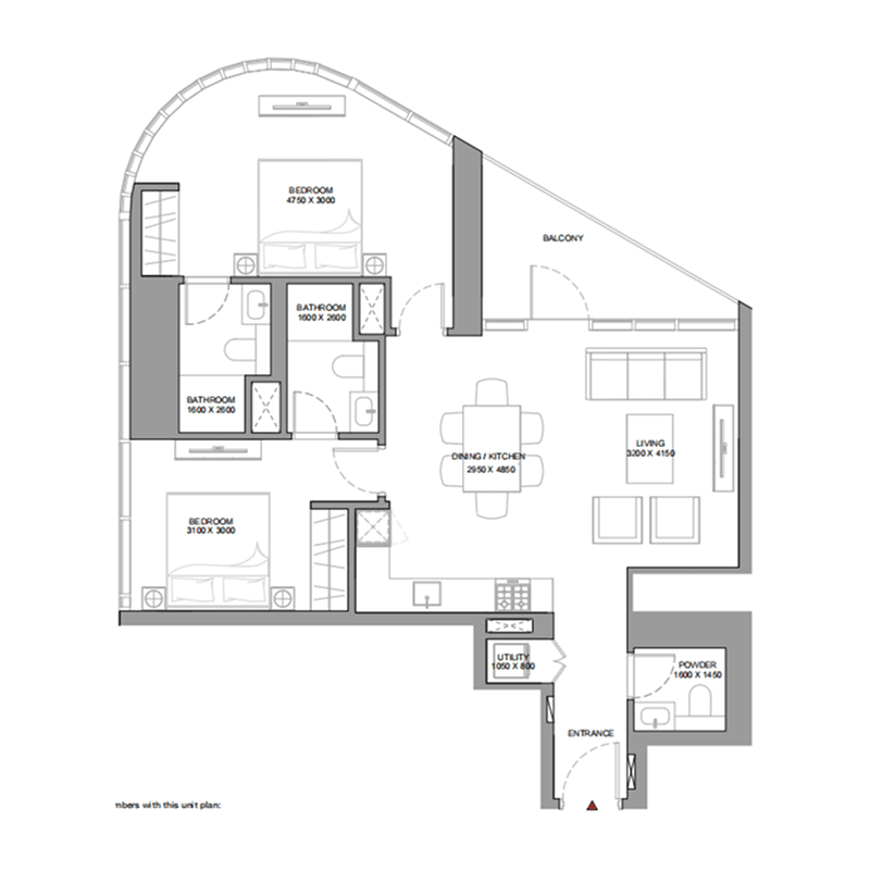 Apartment floor plan