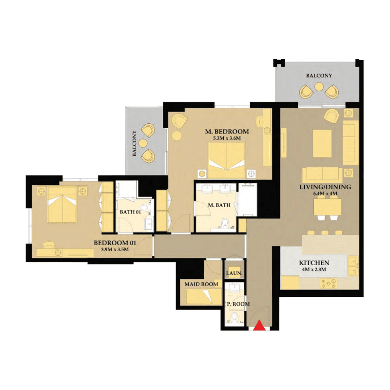 Apartment floor plan