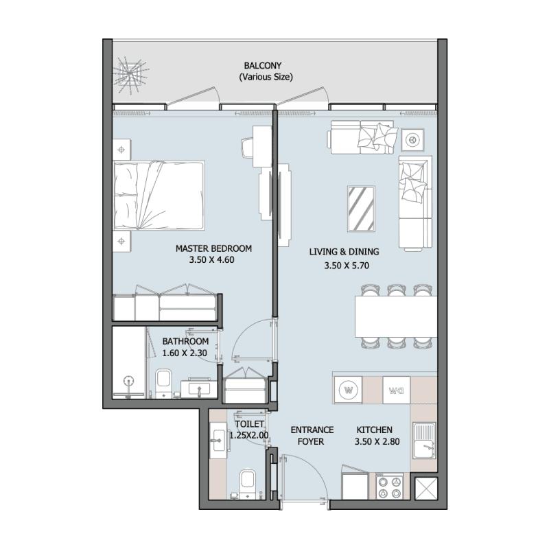 Apartment floor plan