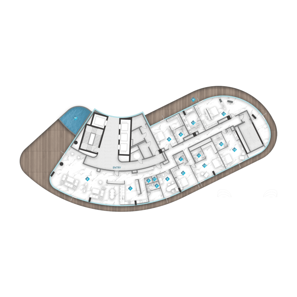 Apartment floor plan