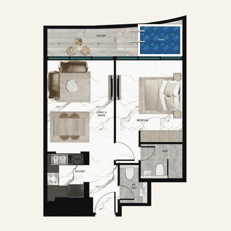 Apartment floor plan