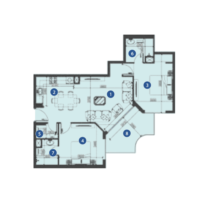 Apartment floor plan