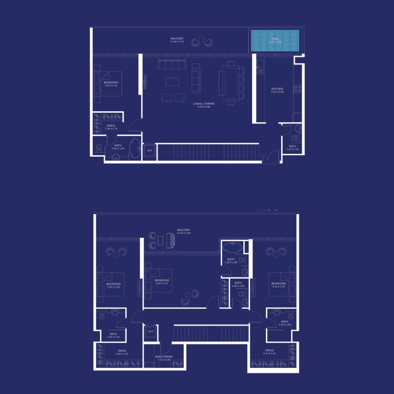 Apartment floor plan