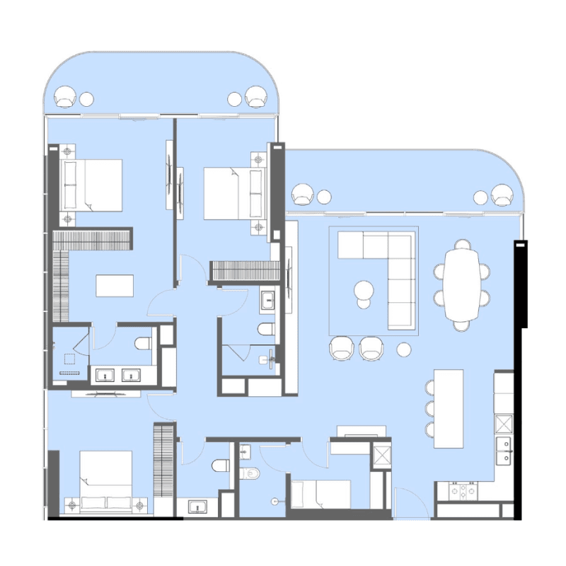 Apartment floor plan