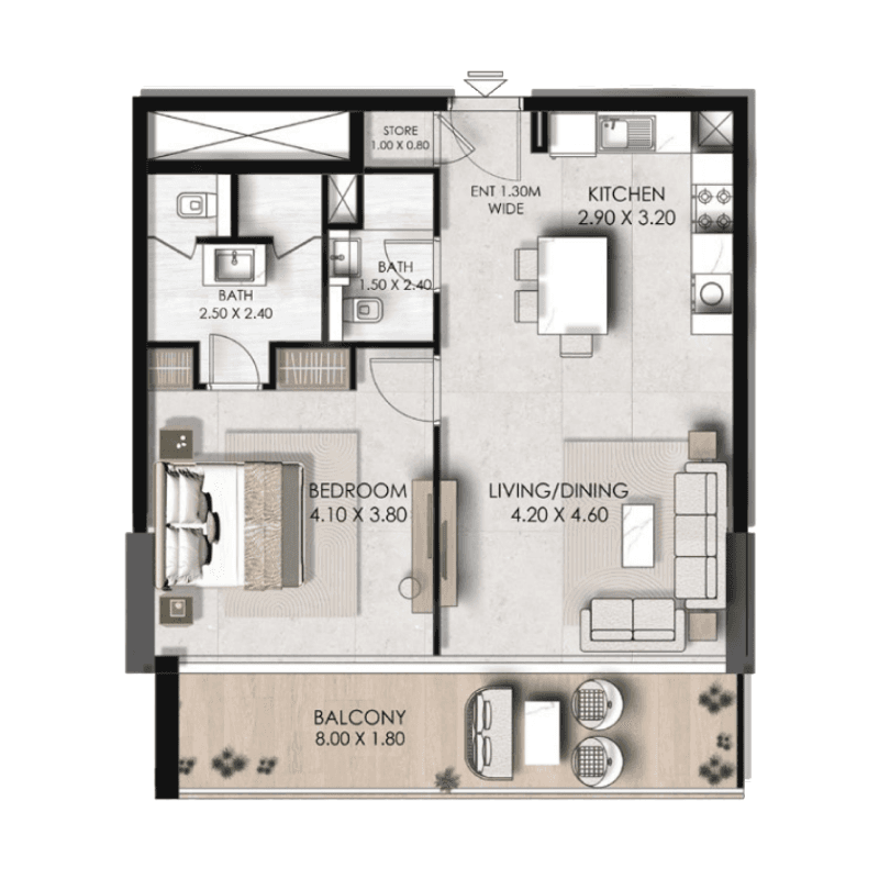 Apartment floor plan