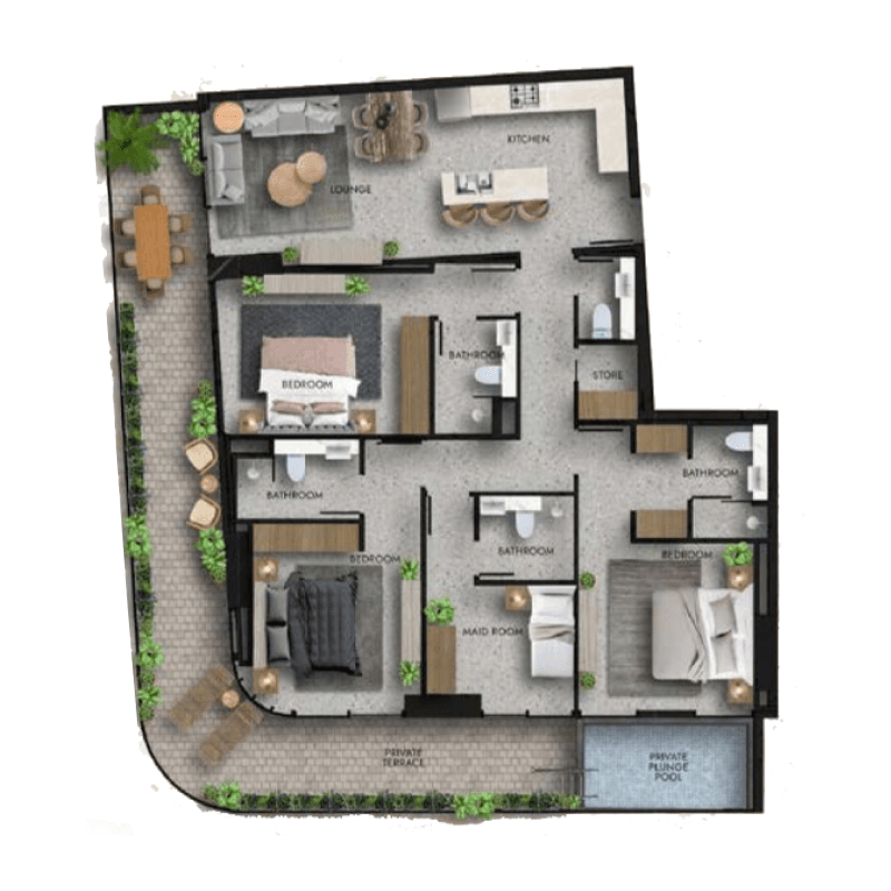 Apartment floor plan