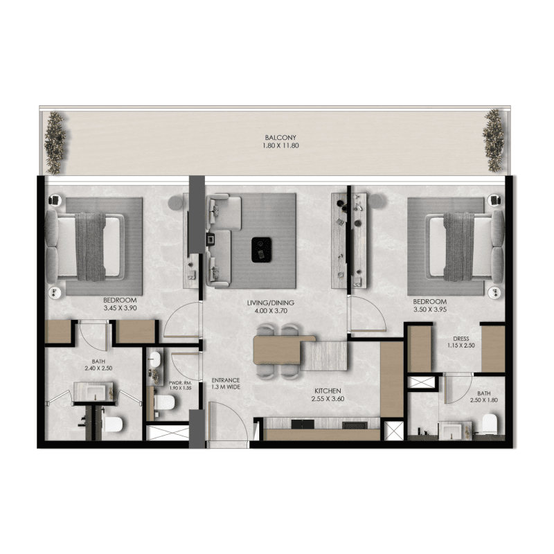 Apartment floor plan