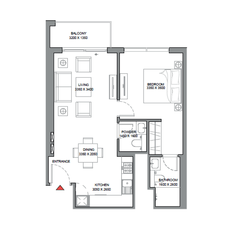Apartment floor plan