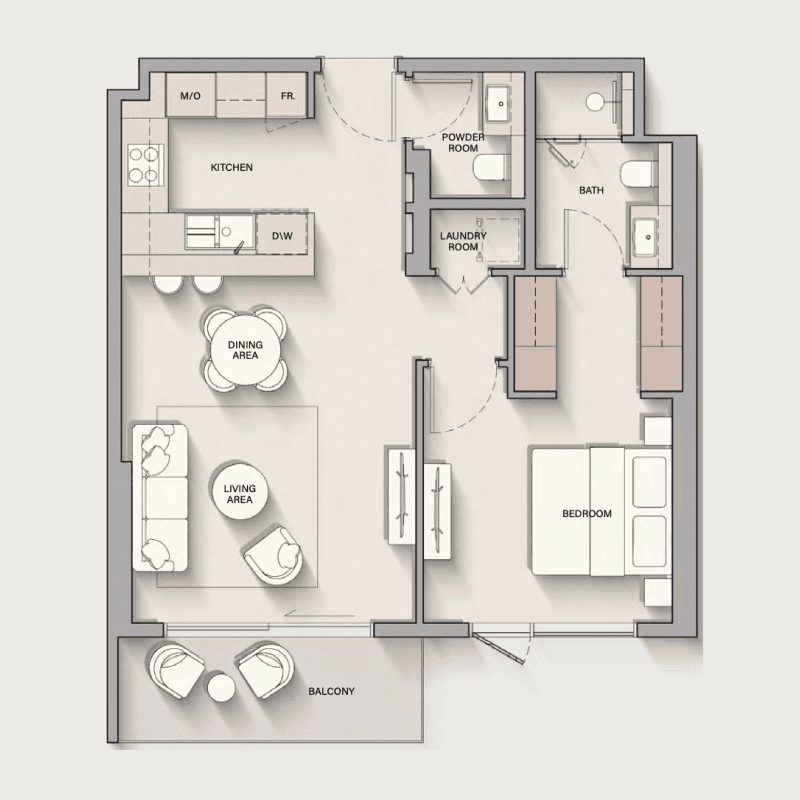 Apartment floor plan